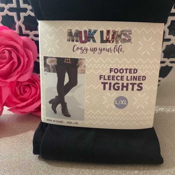 Footed XL fleece lined tights (4) - Picture 3 of 7